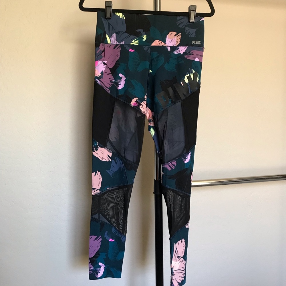 Victoria’s Secret PINK Large Floral Leggings